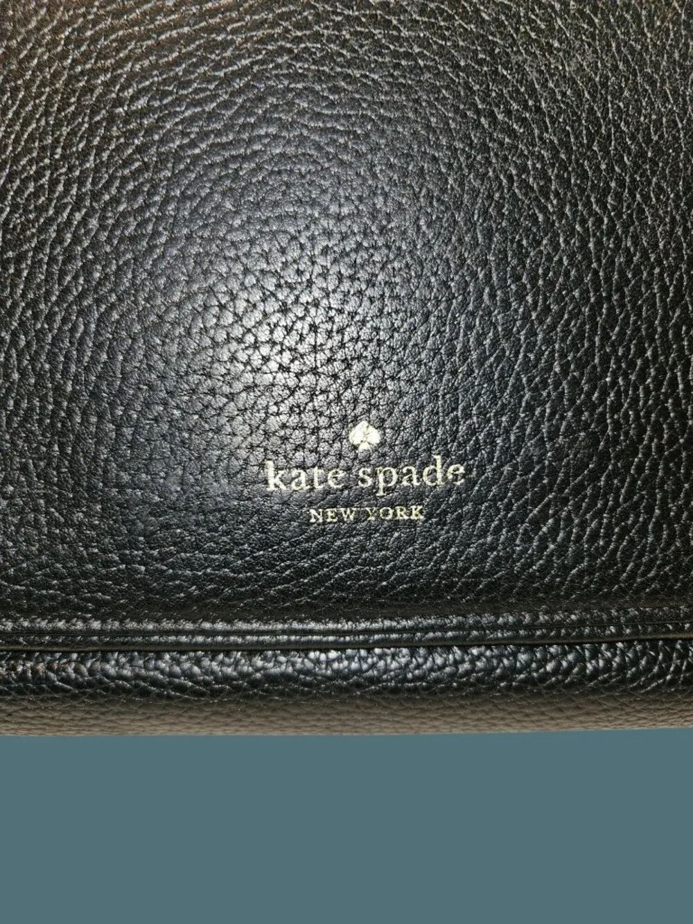 Kate Spade On Purpose Zip Pocket Crossbody Black Leather Bag